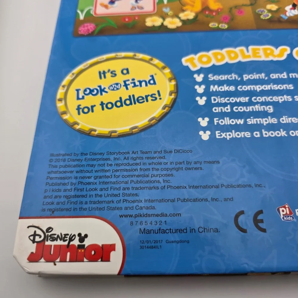 Disney Mickey Mouse‎ Clubhouse First Look and Find Book Disney Junior Pre Owned